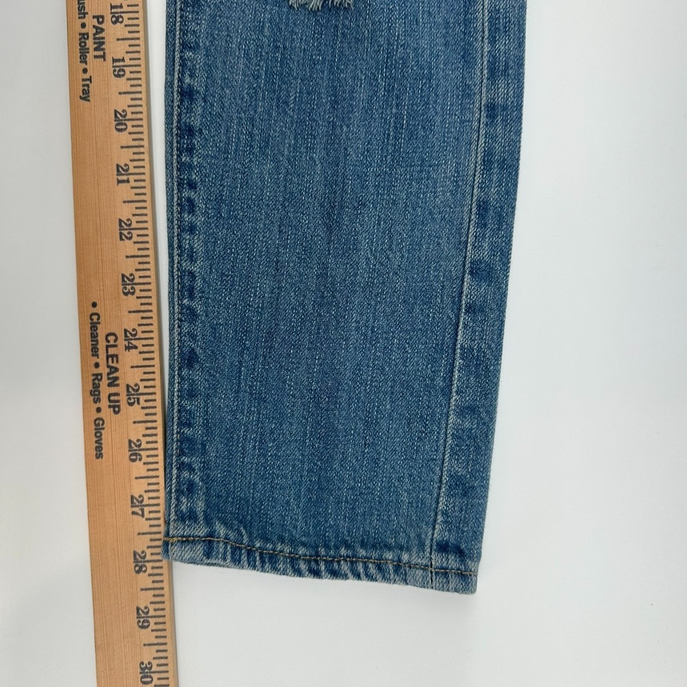 Lucky Brand Sienna Cigarette Jeans Womens 0/25 Blue Denim Distressed Skinny - Picture 11 of 11
